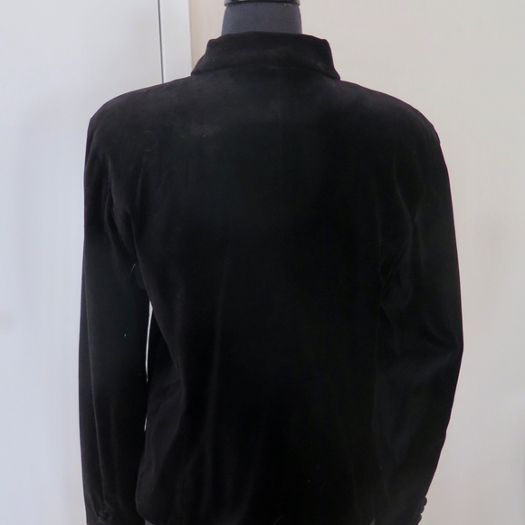 NWOT Ralph Lauren Jeans Co Black Velvet Double Breasted Jacket - Picture 2 of 7